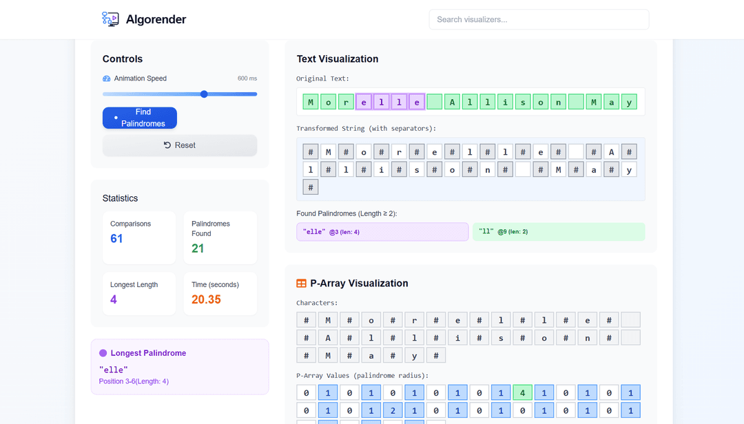 Algorender - Data structure & Algorithms Visualiser